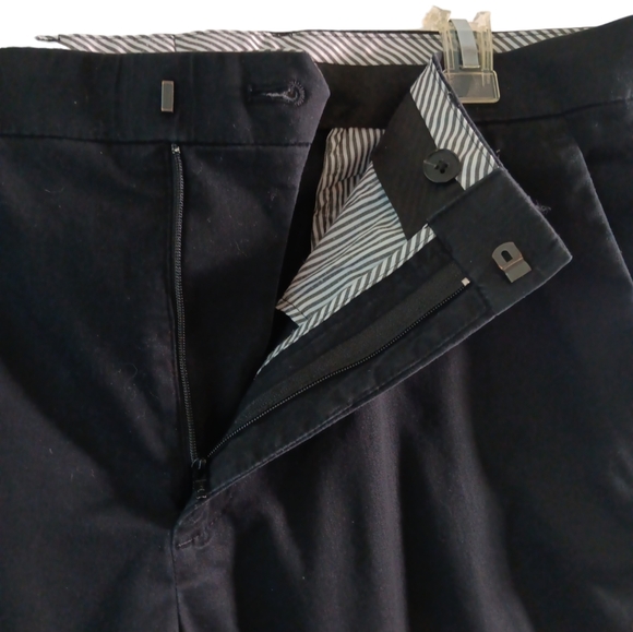 Mens Black Dress Twill Pants. Sz 36x30 - Picture 2 of 4
